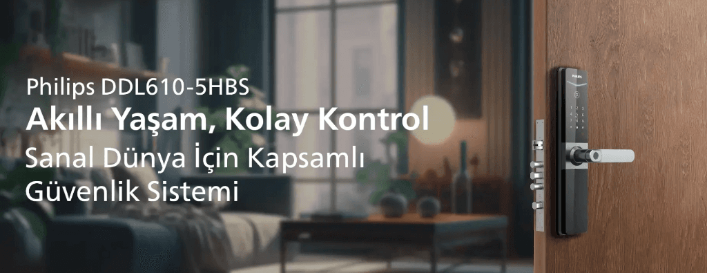 Philips DDL610-5HBS Akıllı Kilit
